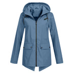 Waterdichte trenchcoat - stijlvolle dames waterdichte jas met rits