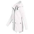 Waterdichte trenchcoat - stijlvolle dames waterdichte jas met rits