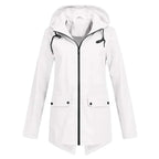 Waterdichte trenchcoat - stijlvolle dames waterdichte jas met rits