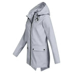 Waterdichte trenchcoat - stijlvolle dames waterdichte jas met rits