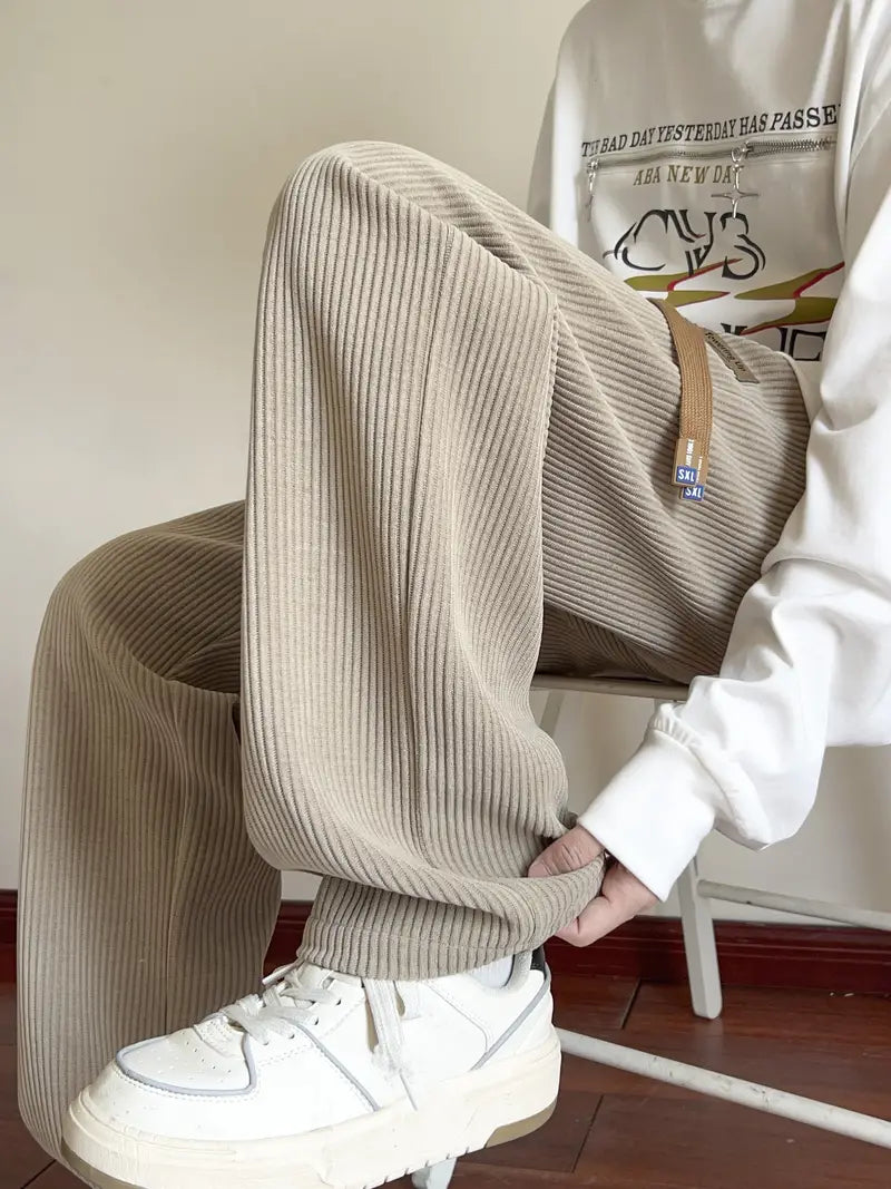 Brede pijpen corduroy broeken - gezellige casual broeken voor dames - Bakkermode.nl