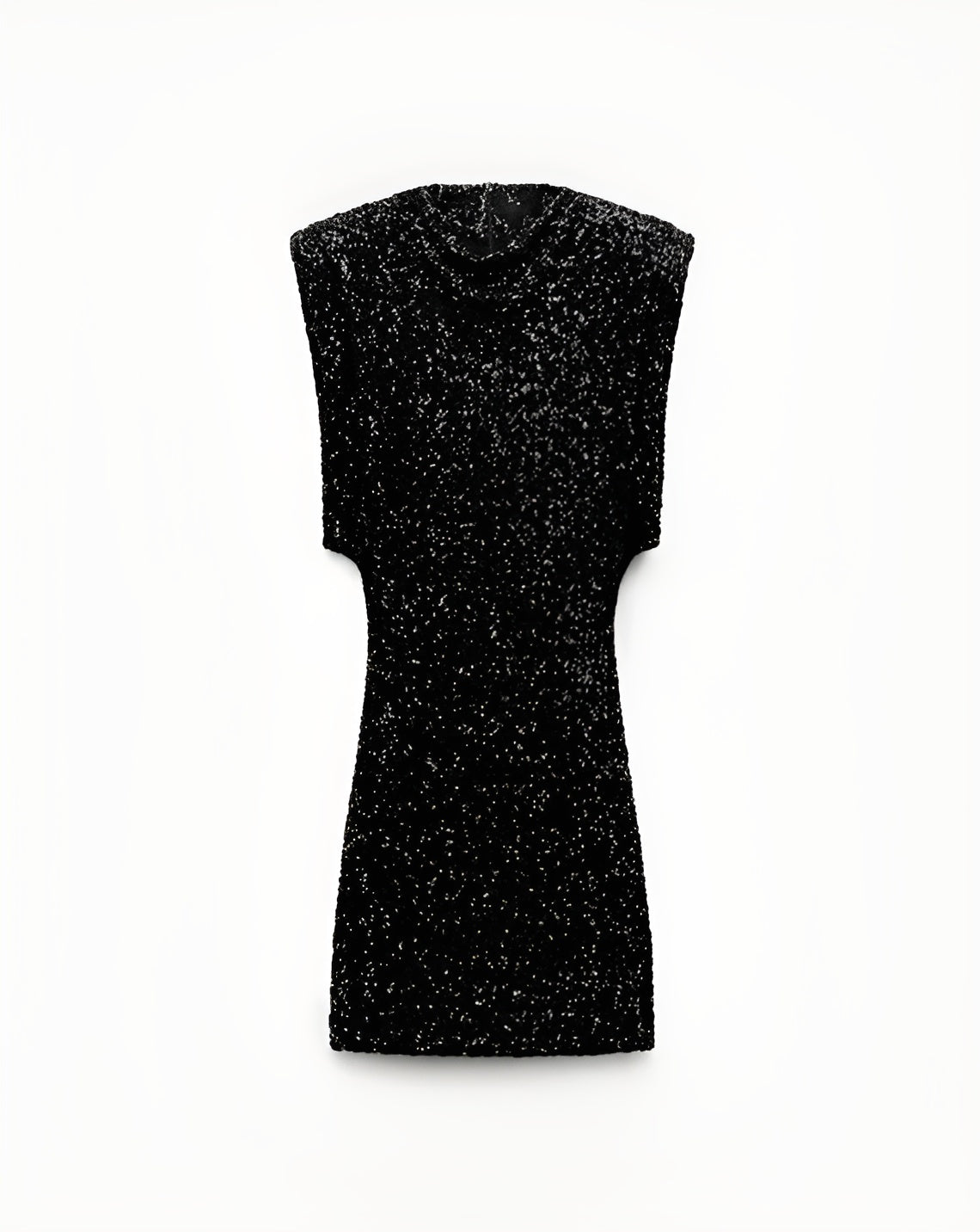 Dames sequined mini jurk - glamoureuze one-shoulder avondmode voor feesten