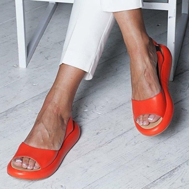 Dames wedge sandalen - stijlvol platform ontwerp voor casual dagelijks gebruik - modieuze en ondersteunende schoeisel