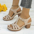 Dames wedge sandalen - trendy platform schoenen voor zomerse uitstapjes