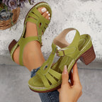 Dames wedge sandalen - trendy platform schoenen voor zomerse uitstapjes