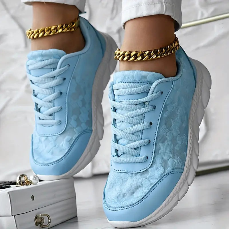 Lace sneakers - elegante en luchtige damesschoenen