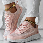 Lace sneakers - elegante en luchtige damesschoenen