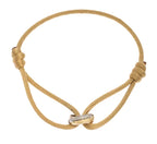 Élégance trinity armband - verfijnde damesarmband met gouden en zilveren accenten