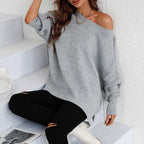 Dames oversized trui - zachte breiwear voor casual uitjes - relaxed fit jumper voor thuis en elke gelegenheid
