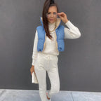 Gevoerd gilet - chique dames vest