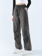 Dames cargo broek met stretch voor casual wear - duurzame trousers met meerdere zakken