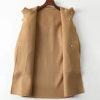 Dames hooded kasjmierjas - omkeerbare warme buitenkleding - Bakkermode.nl