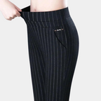 Hoge taille stretchbroeken - dames chic tailleurbroeken