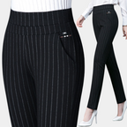 Hoge taille stretchbroeken - dames chic tailleurbroeken