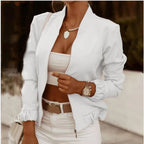 Dames bomberjack - stijlvolle zomerouterwear met rits