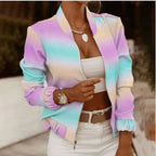 Dames bomberjack - stijlvolle zomerouterwear met rits