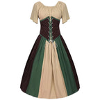 Renaissance jurk - elegante middeleeuwse lange maxi-gown voor dames