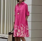 Shirtdress - eigentijdse button-up dames zomerjurk