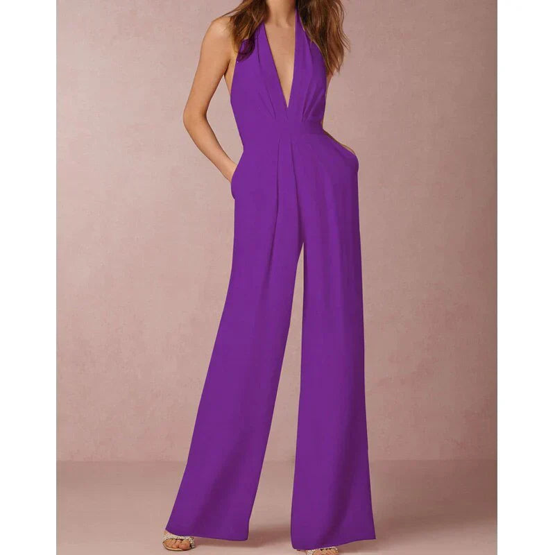 Elegante jumpsuit - stijlvolle mouwloze damesoutfit