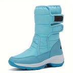 Dames winterlaarzen - geïsoleerde mid-tube snowboots voor buitenplezier - Bakkermode.nl