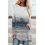 Langarm t-shirt - trendy casual top voor dames
