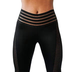 Thermo leggings - hoge taille zwarte dames sportkleding