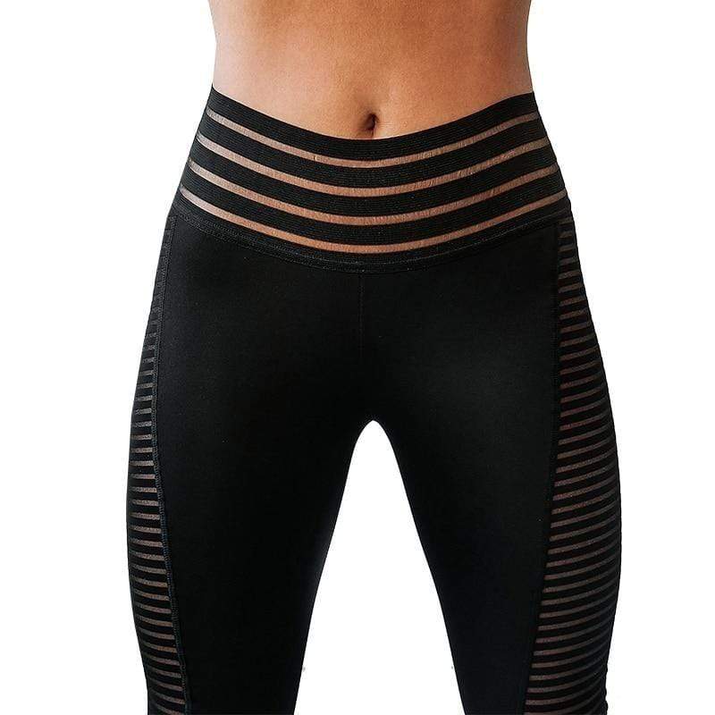 Thermo leggings - hoge taille zwarte dames sportkleding