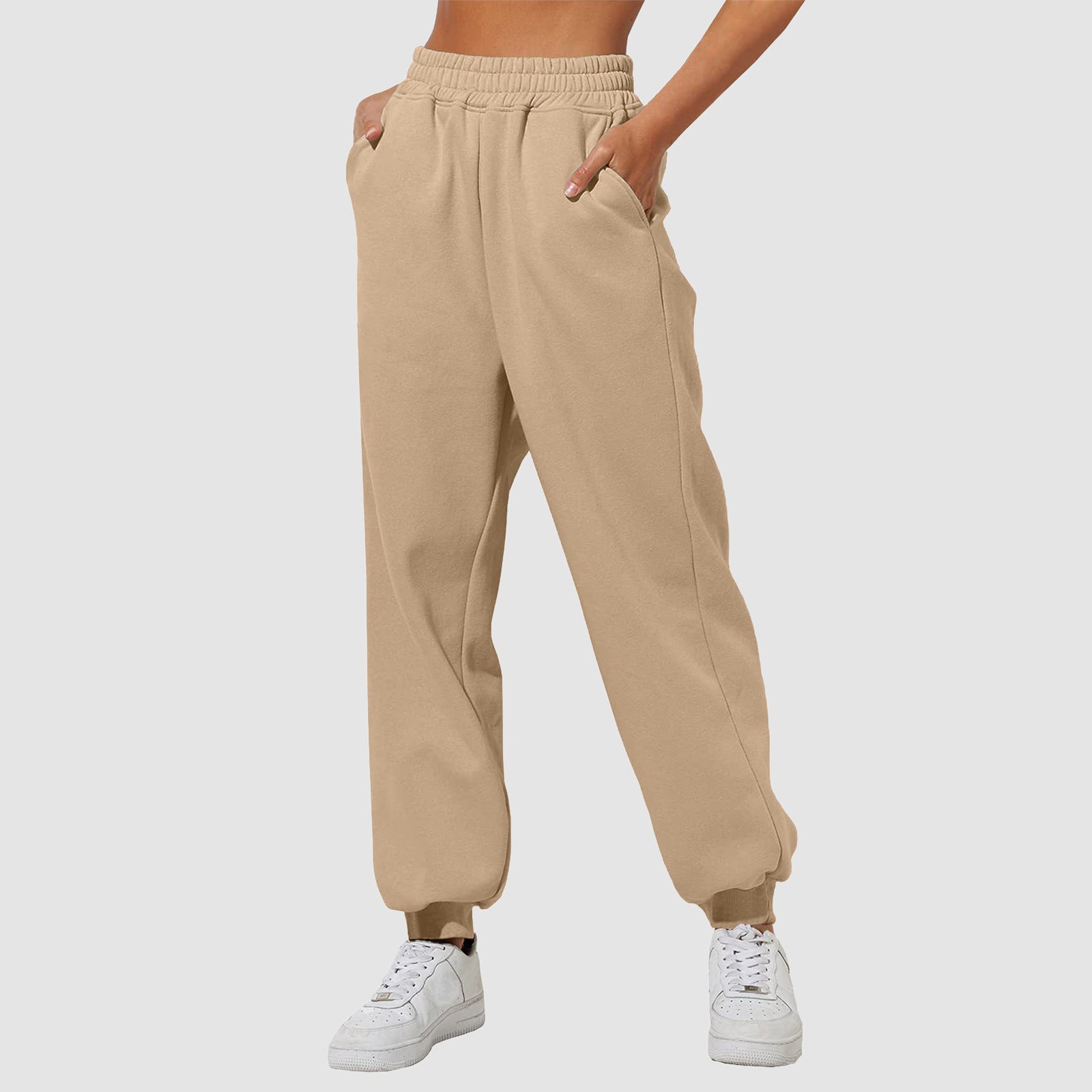 Dames joggingsbroek met relaxte pasvorm - zachte en stijlvolle sportkleding voor thuis en casual uitjes