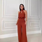 Dames elegante jumpsuit - mouwloze avondkleding voor speciale gelegenheden