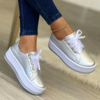 Dames casual platform sneakers - stijlvolle en schoenen