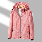 Dames lichte hoodiejacket - trendy outdoor jacket voor vrouwen