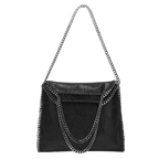 Leren tote bag - elegante zwarte handtas voor dames