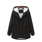 Dames winterjas - stijlvolle gewatteerde jas met capuchon