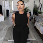 Vrouwen jumpsuit met een flatterend design voor casual of formele gelegenheden - elegante en relaxte all-in-one outfit