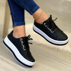 Dames casual platform sneakers - stijlvolle en schoenen