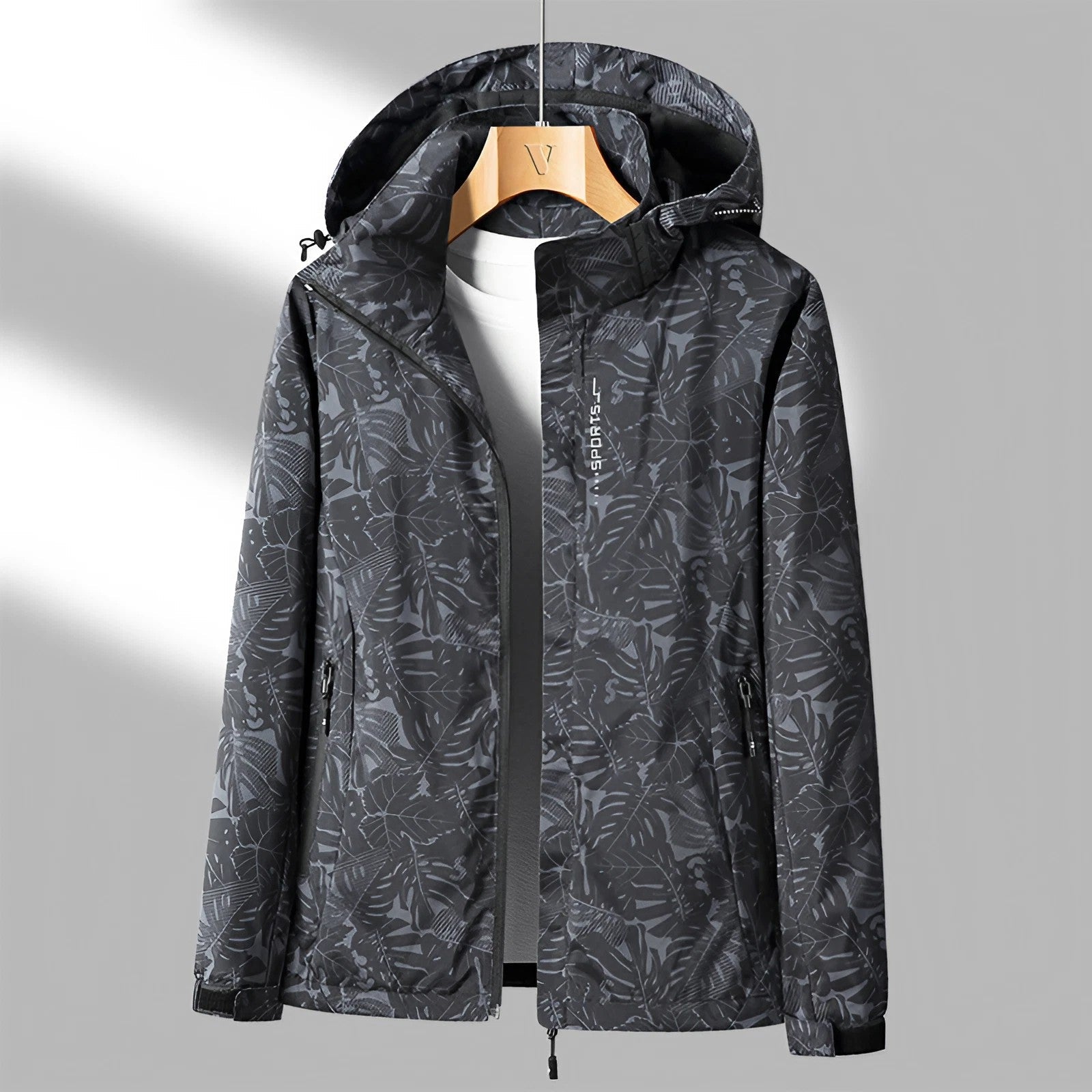Dames lichte hoodiejacket - trendy outdoor jacket voor vrouwen