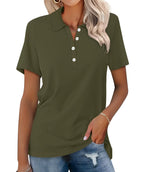 Dames polo shirt - ademend en stijlvol casual top