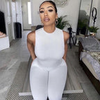 Vrouwen jumpsuit met een flatterend design voor casual of formele gelegenheden - elegante en relaxte all-in-one outfit