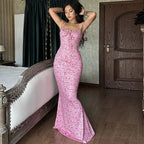 Bloemen maxi jurk - prachtige dames zomer gown