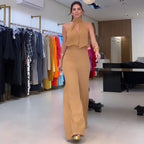 Dames elegante jumpsuit - mouwloze avondkleding voor speciale gelegenheden