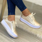 Dames casual platform sneakers - stijlvolle en schoenen