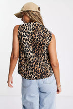 Leopard print vest - trendy dames gilet voor lente/zomer