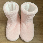 Dames pluche huisboots - gezellige faux fur sloffen - Bakkermode.nl