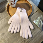 Gebreide winterhandschoenen - comfortabele dames handschoenen voor dagelijks gebruik - Bakkermode.nl