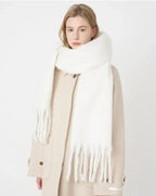 soft knit sjaal - luxueuze zachte dames winter wrap