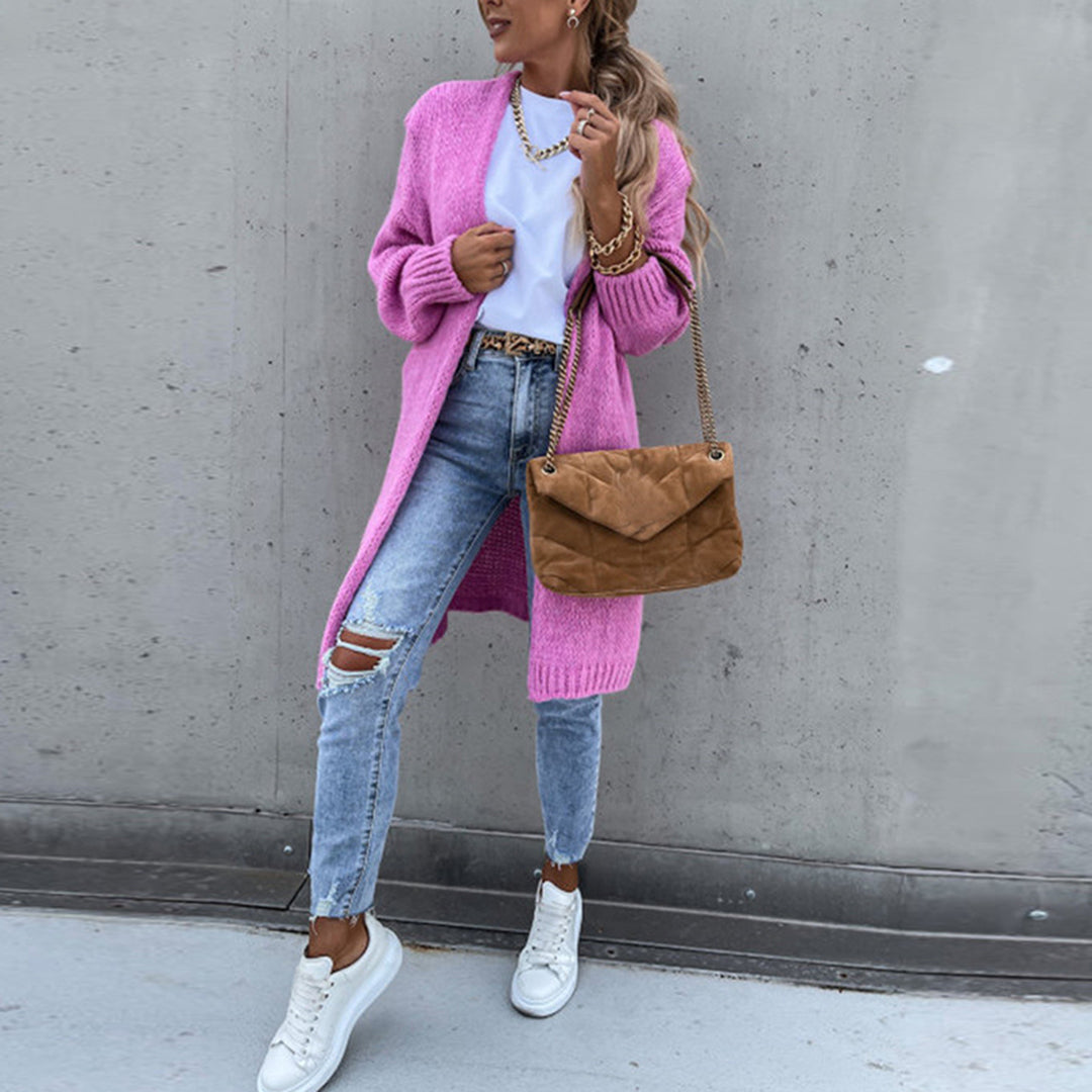 Gebreide cardigan - gezellige oversized dames cardigan - Bakkermode.nl