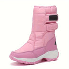 Dames winterlaarzen - geïsoleerde mid-tube snowboots voor buitenplezier - Bakkermode.nl
