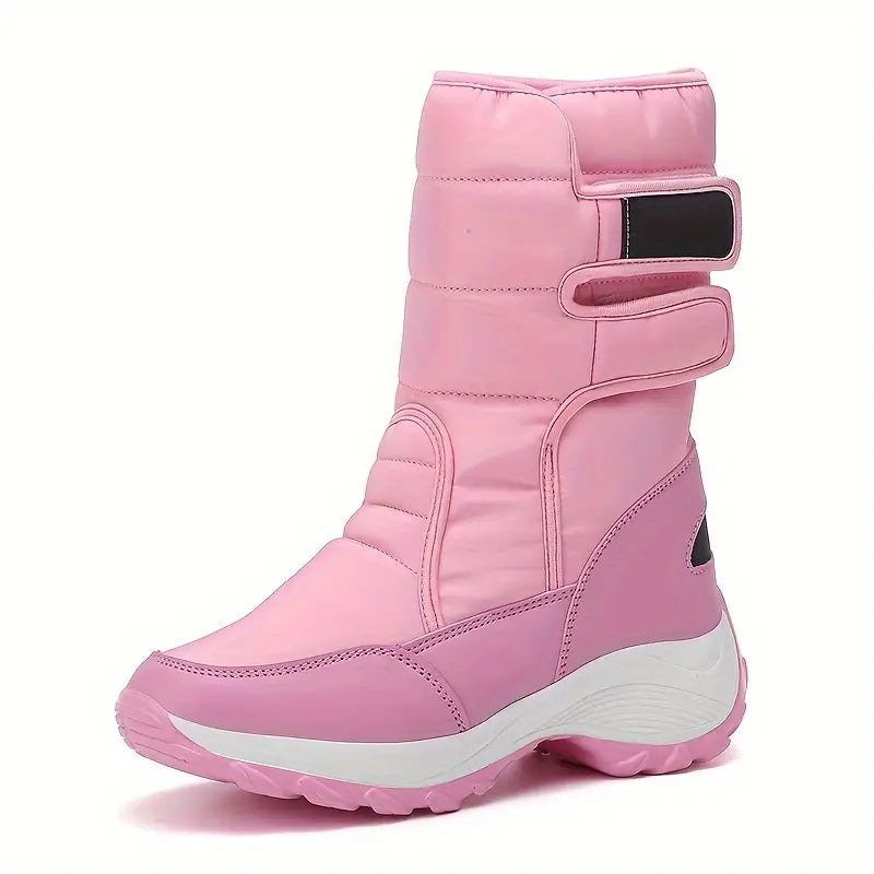 Dames winterlaarzen - geïsoleerde mid-tube snowboots voor buitenplezier - Bakkermode.nl