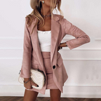 2-delige tailored suit - elegante dames blazer en rok set