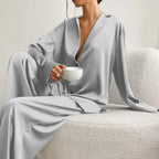 2-delig pyjama set - trendy dames loungewear voor optimale ontspanning